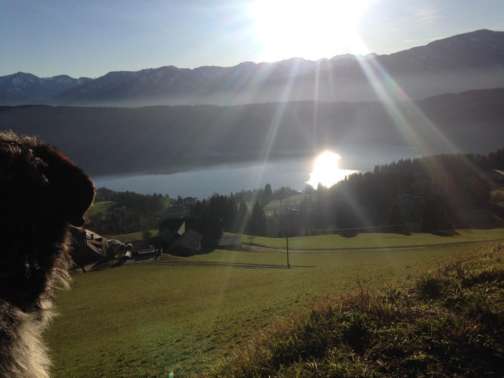 Ruhige Wohnung Mit Schoenem Eigengarten In Seeboden Am Millstaettersee Buitenkant foto