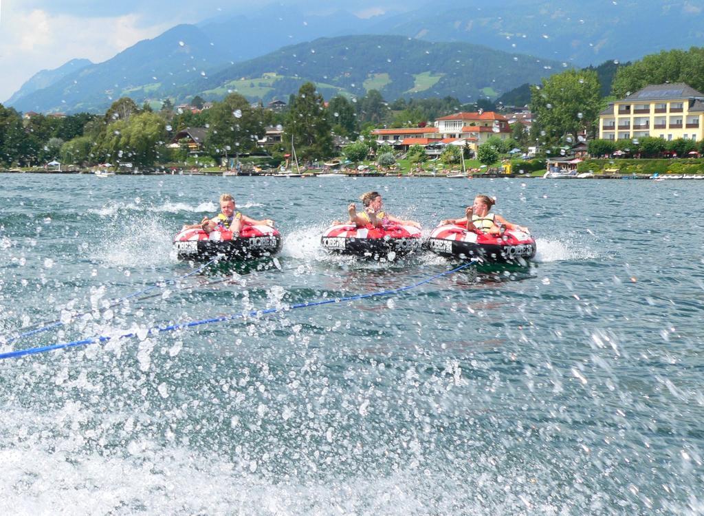Ruhige Wohnung Mit Schoenem Eigengarten In Seeboden Am Millstaettersee Buitenkant foto
